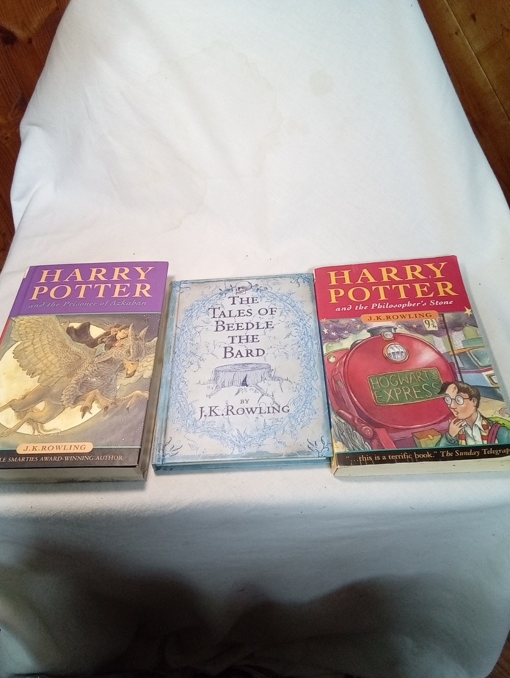 Harry Potter Book Set - Purple, Red & Cream Covers by